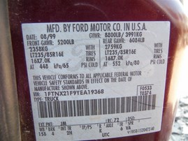 2000 Ford F-250 XLT Burgundy Extended Cab 7.3L AT 4WD #F24755